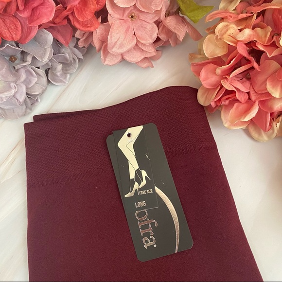 Soft Fleece Lined High Waist Burgundy Yoga Leggings - Picture 10 of 16